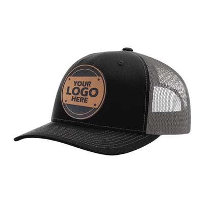 Custom Leatherette Patch Richardson 112 Snapback Hat